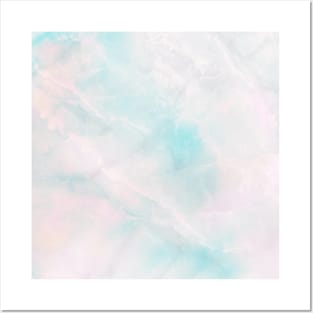 Colorful Pastel Marble Pattern Posters and Art